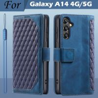 A14 Case For Coque Samsung Galaxy A14 Case Leather Wallet Flip Phone Case For Samsung A14 5G case GalaxyA14 A 14 Fundas Etui Phone Cases