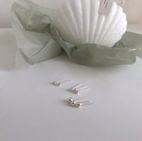 littlegirl gifts-ต่างหูเงินแท้s925 Dot earrings