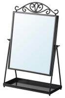 KARMSUND Table mirror, black, 27x43 cm (คาร์มซุนด์ กระจกเงาตั้งโต๊ะ, ดำ, 27x43 ซม.)