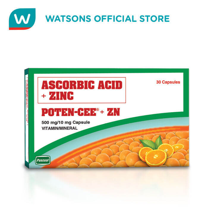 Potencee Vitamin C Plus Zinc Capsule 30s Lazada PH