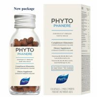 PHYTO PHANERE STRENGTH GROWTH &amp; VOLUME DIETARY SUPPLEMENTS 120 Capsules บำรุงผมและเล็บให้หนา แข็งแรง และเงางามขึ้น แก้ปัญหาผมร่วง