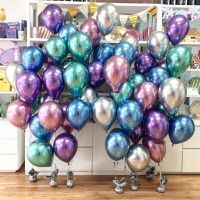 10/20/30pc Chrome Metallic Latex Balloons Helium Globos Wedding Inflatable Air Ballon Birthday Party Decor Baby Shower Air Balls Balloons