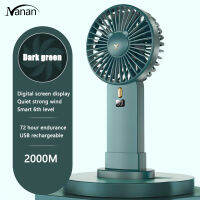 Mini Handheld Fan Led Display Usb Charging Portable Large Wind Small Fan For Summer Outdoor Sport