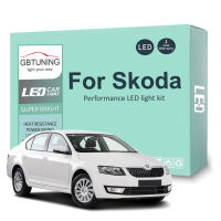 LED ภายในหลอดไฟชุดสำหรับ S Koda O Ctavia สุดยอด Fabia MK1 MK2 MK3 1 2 3ซีดาน Combi รถในร่มอ่านลำต้นโคมไฟ C An BUS