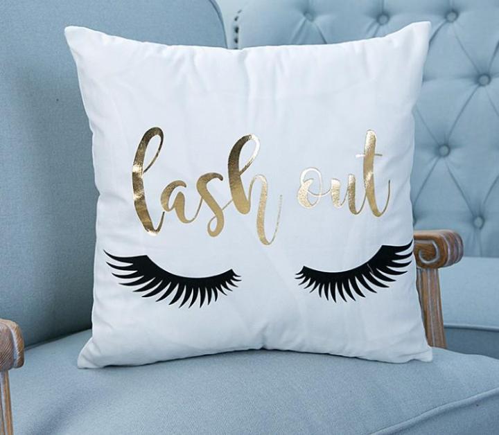 cw-lash-out-bronzing-cushion-cover-gold-printed-super-soft-sofa-car-pillowcase