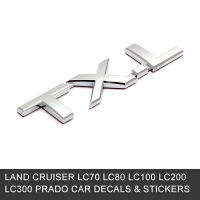 โลโก้ ABS Chrome TXL 1ชิ้นป้ายรถยนต์สติ๊กเกอร์ตกแต่งรถยนต์สำหรับ Toyota Land Cruiser Lc300 Lc200 Lc100 Prado