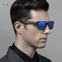 VEITHDIA แว่นกันแดดอลูมิเนียมสำหรับผู้ชาย,แว่นกันแดดกระจกโพลาไรซ์แว่นกันแดดแว่นกันลมเล่นกีฬาขับรถอุปกรณ์เสริมแว่นตาสำหรับผู้ชายผู้หญิง6560