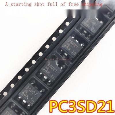 10ชิ้น SMD 3SD21 Optocoupler Isolator Triac PC3SD21 SOP-5