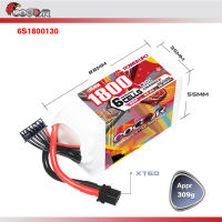 แบตเตอรี่ Lipo CODDAR 4S/6S 14.8V/22.2V 1800MAh พร้อมปลั๊ก XT60สำหรับเฮลิคอปเตอร์สี่ใบพัดสำหรับแข่ง FPV โดรนรถแข่ง RC 130C แบตเตอรี่อัตราสูง สำหรับเครื่องบินเฮลิคอปเตอร์