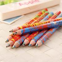 1 Pcs Cute Art 4 in 1 Multicolor Wooden Pencils for Student Drawing Graffiti Pen Kids Crayon Marker Pens Office School Supplies Drawing Drafting