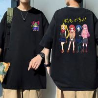 Limited Anime Funny Bocchi The Rock T Shirt Manga Men Cotton O-Neck Oversized Tshirt Kawaii Hitori Gotoh Graphic T-Shirts