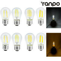 Ranpo 220V Vintage G45 E27 2W 4W 6W LEDลูกโลกเรืองแสงหลอดเอดิสันแบบวินเทจCool/Warm White RP0733