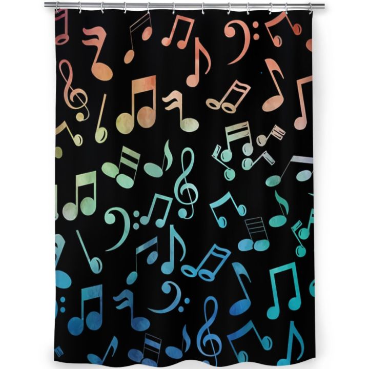 cw-watercolor-shower-curtains-music-notes-partition-accessories