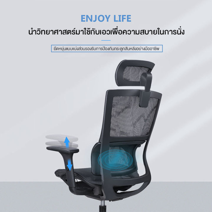 xuti-s1-ergonomics-chair-เก้าอี้สำนักงานที่ออกแบบตามหลักสรีรศาสตร์-สามารถเอนได้-เก้าอี้สำนักงานนั่งสบาย-เก้าอี้ผู้บริหาร