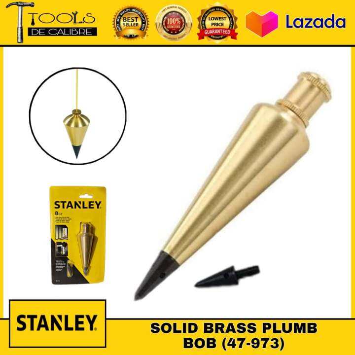 STANLEY Solid Brass Plumb Bob (47973) Lazada PH