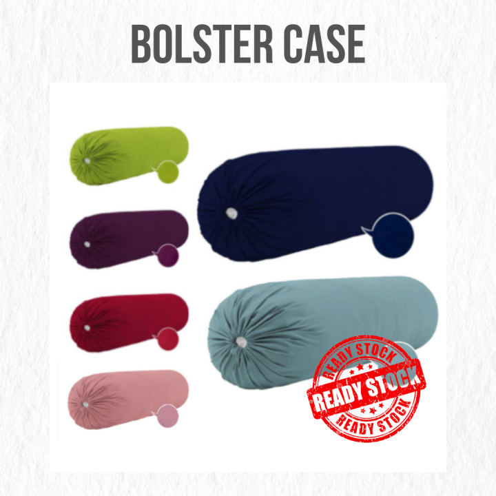 (READY STOCK) Single Colour Cotton Bolster Case 15 colours available