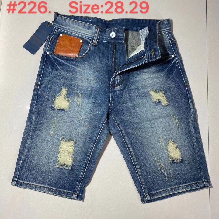 Trendy Tattered Maong Short For Men | Lazada PH