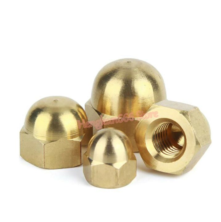 brass-acorn-cap-nuts-dome-head-nut-m3-m4-m5-m6-m8-m10-m12-m14-m16-m18-m20-din1587-brass-decorative-dome-caps-covers-blind-nut