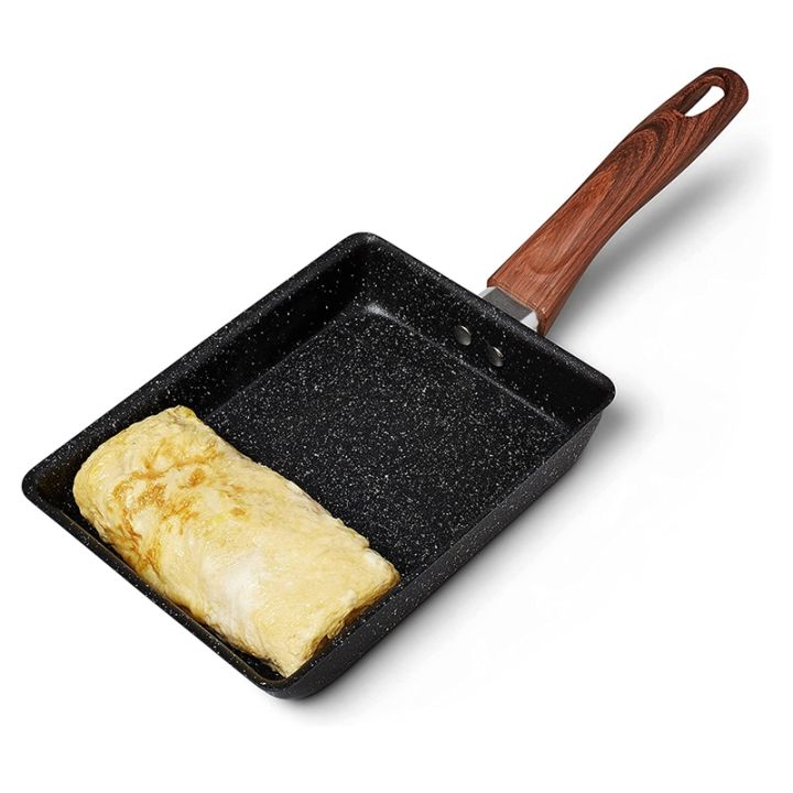 Tamagoyaki Pan Japanese Omelette Pan, NonStick Pan Coating Square Egg