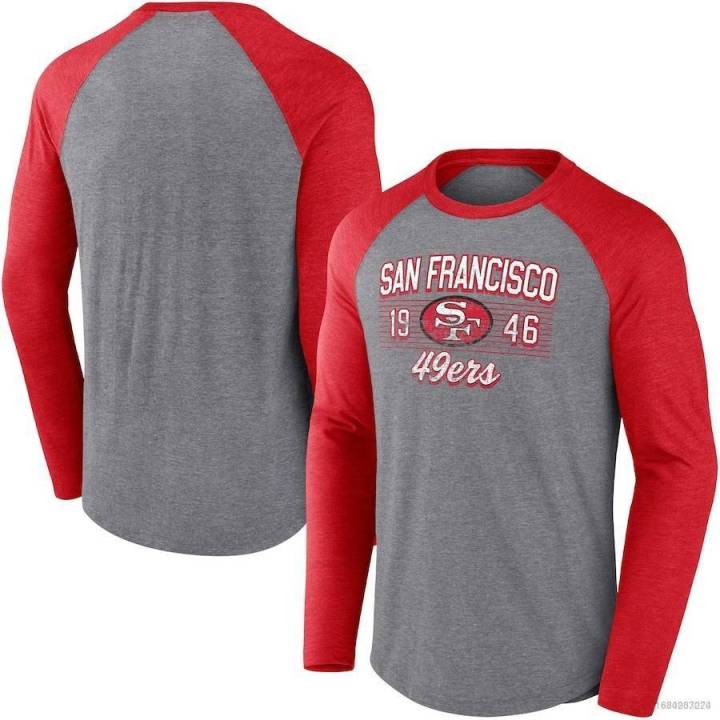 Jay NFL San Francisco 49ers Jersey Training Tshirts Pre Match Long