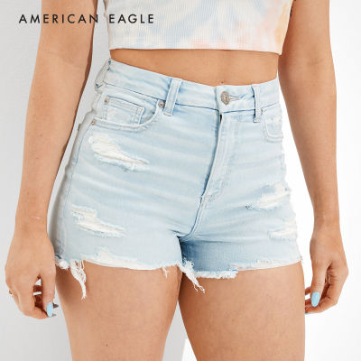 American Eagle Ne(x)t Level Curvy High-Waisted Denim Short Short กางเกง ยีนส์ ผู้หญิง ขาสั้น เคิร์ฟวี่ เอวสูง (EWSS 033-6587-868)