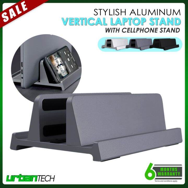 Stylish Aluminum Vertical Laptop Stand Adjustable Laptop Holder