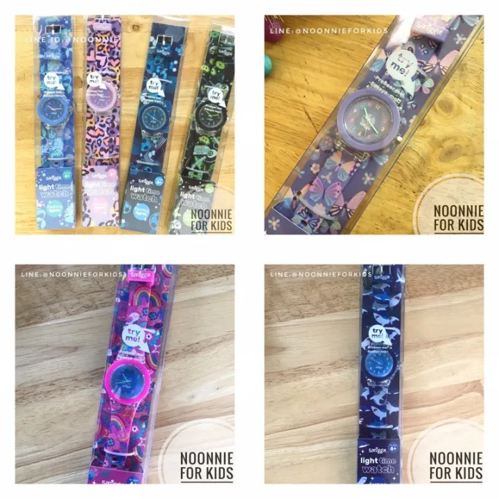 ♭นาฬิกาข้อมือสำหรับเด็ก Smiggle light time watch มีบริการเก็บเงินปลาย