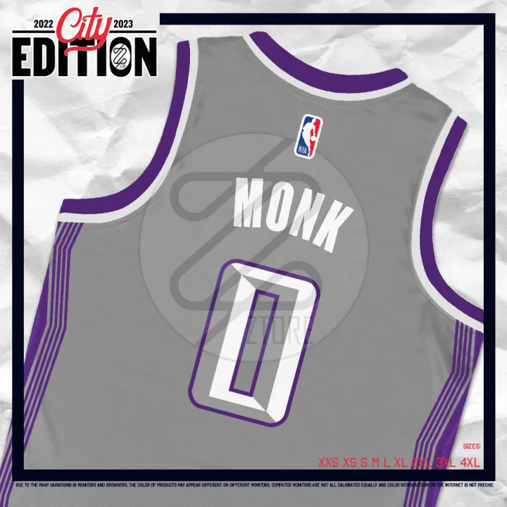 Sacramento Kings Malik Monk 2023 NBA Swingman City Edition Gray