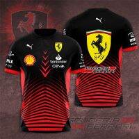 Formula 1 Scuderia f errari. 3D printing Unisex round short sleeve Harajuku casual sport T-shirt