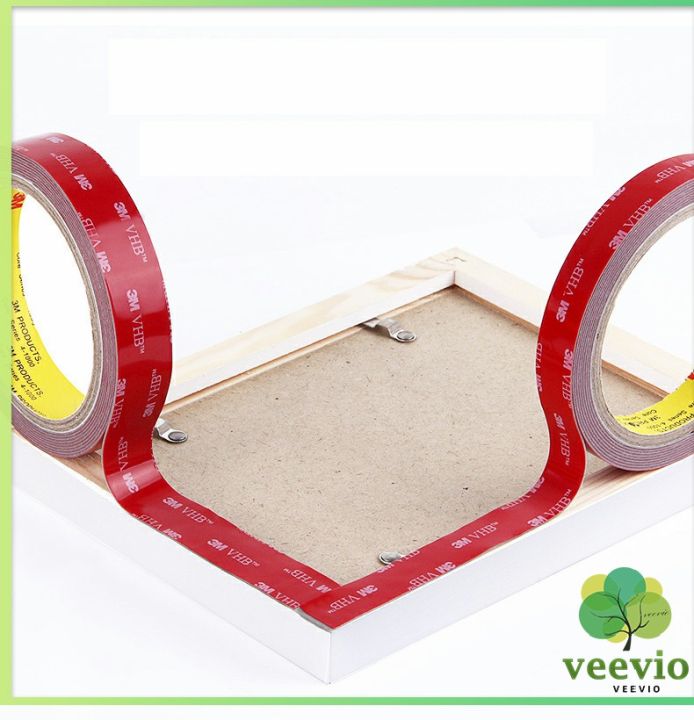 veevio-เทปกาวสองหน้า-3m-กาวโฟม-เทปกาวสองหน้ากันน้ำ-3m-double-sided-tape