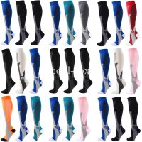 【Sock shop】3คู่/ล็อตถุงเท้าการบีบอัดสำหรับมาราธอนขี่จักรยานฟุตบอลเส้นเลือดขอด20 30 Mmhg กีฬาถุงเท้าวิ่งถุงเท้าจัดส่งฟรี