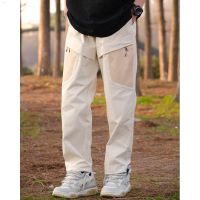 Grumpy Xiao Shen Japanese Outdoor Windproof Mens And Womens Functional Casual Pants Vibe Trousers Trendy Multi-Pocket Loose Assault Pants