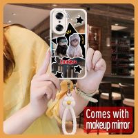 texture interest Phone Case For Huawei Honor60 lovely originality luxurious tulip literature youth Anti drop airbag