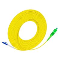 2m fibra optica SC APC to LC UPC Simplex PVC Single Mode Fiber Patch Cable Jumper Fiber Patch Cord Fiber optic Cable SC LC