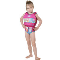 ชุดว่ายน้ำเด็ก 2 ชิ้นเสื้อชูชีพการ์ตูนเดซี่สาวชุดว่ายน้ำ