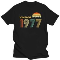 Vintage 1977 Men T Shirt Black Cotton S 100% cotton T-shirt