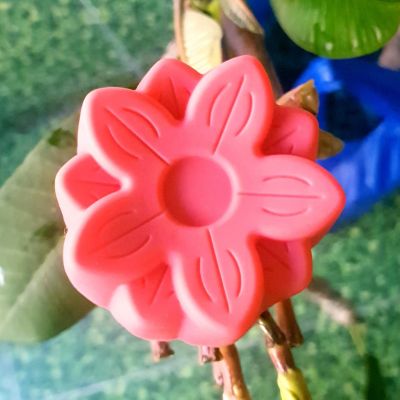 GL-แม่พิมพ์ ซิลิโคน ลายดอกไม้ 3 สำหรับทำ ขนม เทียน วุ้น (คละสี) flower silicone mold