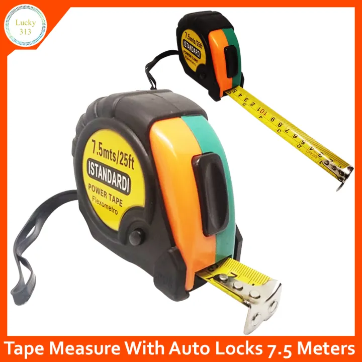 Lucky313 Tape Measure With Auto Locks 7.5 Meters OEM | Lazada PH