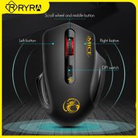 RYRA 2.4Ghz Wireless Mouse Adjustable Optical Gaming Mouse With USB Receiver 2000DPI 4 Keys Mouse For PC Laptop Macbook Computer