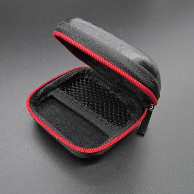 Portable Mini Zipper Square Hard Aseismic Moisture proof Headphone Bag Storage Box Headset Case for SD TF Cards