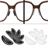 10 Pairs Adhesive Eye Glasses Nose Pads D Shape Stick on Anti Slip Soft Silicone Adhesive Nose Pads Glasses Nose Pad Kit