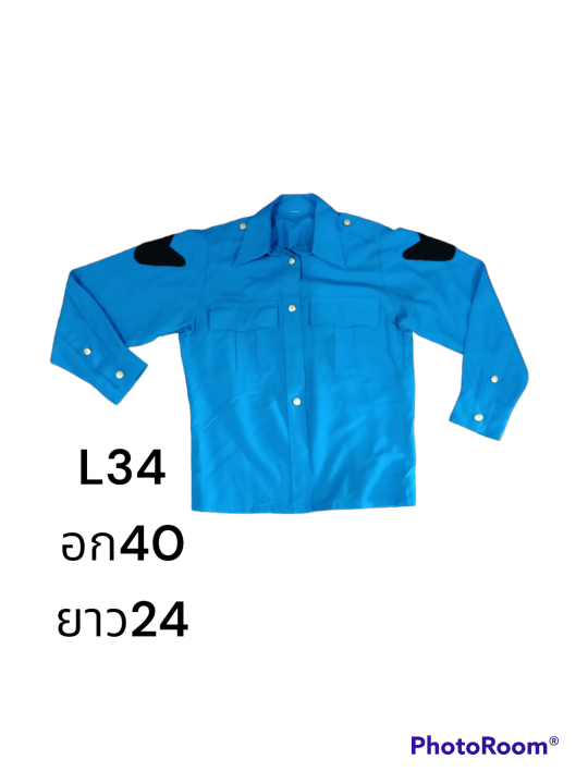 เสื้อเชิ้ตใส่ทำงานแขนยาว-เสื้อช้อปใส่ทำงาน-เซตผ้าบาง-สินค้าจากญี่ปุ่น-l33-l43