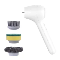 Electric Cleaning Brush Wireless Handheld Automatic Bathtub Brush Kitchen Bathroom Sink Cleaning Tool with Water Tank