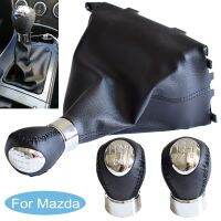 For Mazda 6 2002 2004 2005 2006 2007 Chrome Gear Shift Knob Lever Shifter Pen Gaiter Boot Cover Car Styling Accessories