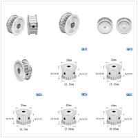 1ชิ้นประเภท Af 15-24ฟัน5เมตรความกว้างของช่องรอก16/21/27มม D เจาะ5x4.5mm-10X9มมสำหรับ15/20/25มมเข็มขัด Cnc/มอเตอร์ขั้นตอน