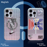 เคสโทรศัพท์ชุบเลเซอร์คุณภาพสูงสำหรับ IPhone 11 12 13 14 15 Pro Max เคสฝาหลังแบรนด์ใหญ่ของ Nike เคสโทรศัพท์ Nike เคสโทรศัพท์เคสโทรศัพท์มือถือกันกระแทก