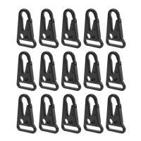 15 Pcs Enlarged Mouth Clip Clasp Olecranon Hook for Outdoors Bag Backpack,Carabiner Keychain Snap Hooks