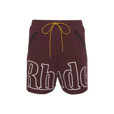 Shorts men and women big letter logo Rhude  new summer American shorts thin loose quick-drying pants basketball pants