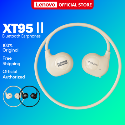 Lenovo XT95 Plus หูฟังบลูทูธไร้สาย XT95,หูฟังไร้สายคุณภาพเสียง HD สเตอริโอไฮไฟพร้อมไมโครโฟนแขวนหูสำหรับกีฬาวิ่งขี่จักรยานกันน้ำกันเหงื่อ Bluetooth5.3แบตเตอรี่อายุการใช้งานยาวนาน