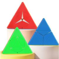 Fanxin 3X3 Pyramid Magic Cube Coin Windmill Pagoda Cubo Magico Professional Puzzle Toys For Children Kids Gift Cubo Magico Toy Brain Teasers